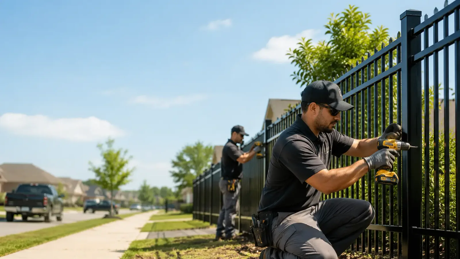 Metal Fence Installation in Fort Howard, MD
